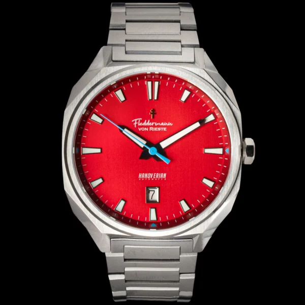 Hoosier Heritage Hanoverian Limited Edition Sport Watch - Cardinal Red & Cornflower Blue - Image 3