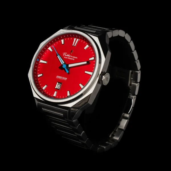 Hoosier Heritage Hanoverian Limited Edition Sport Watch - Cardinal Red & Cornflower Blue - Image 2