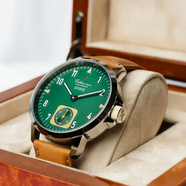 Münchner Small Seconds Watch - Victory Green - Image 2