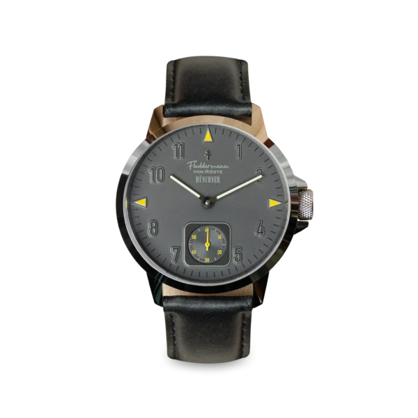 Münchner Small Seconds Watch - Charcoal Grey