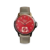 Münchner Small Seconds Watch - Championship Crimson