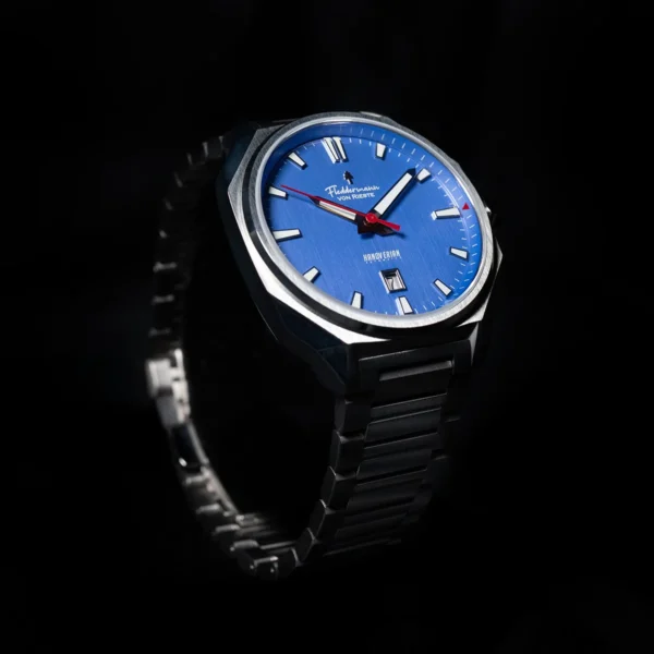 Hoosier Heritage Hanoverian Limited Edition Sport Watch - Cornflower Blue & Cardinal Red - Image 4